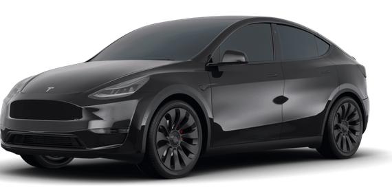 TESLA MODEL Y 2021 5YJYGDEF5MF216081 image